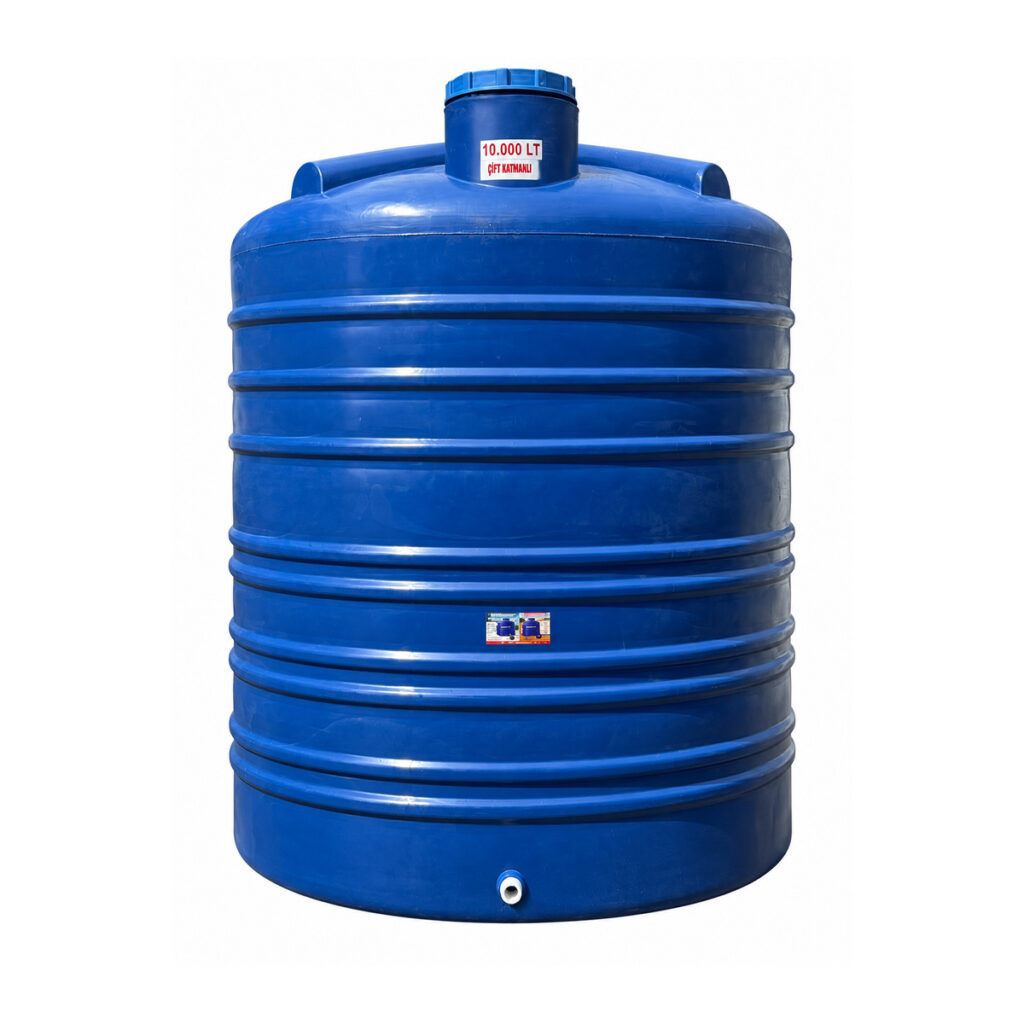 Çift Katmanlı 10.000 Litre Dikey Su Deposu